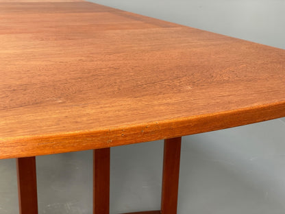 Vintage Teak Extending Dining Table By Troeds Sweden Retro EB10598 MWOO8