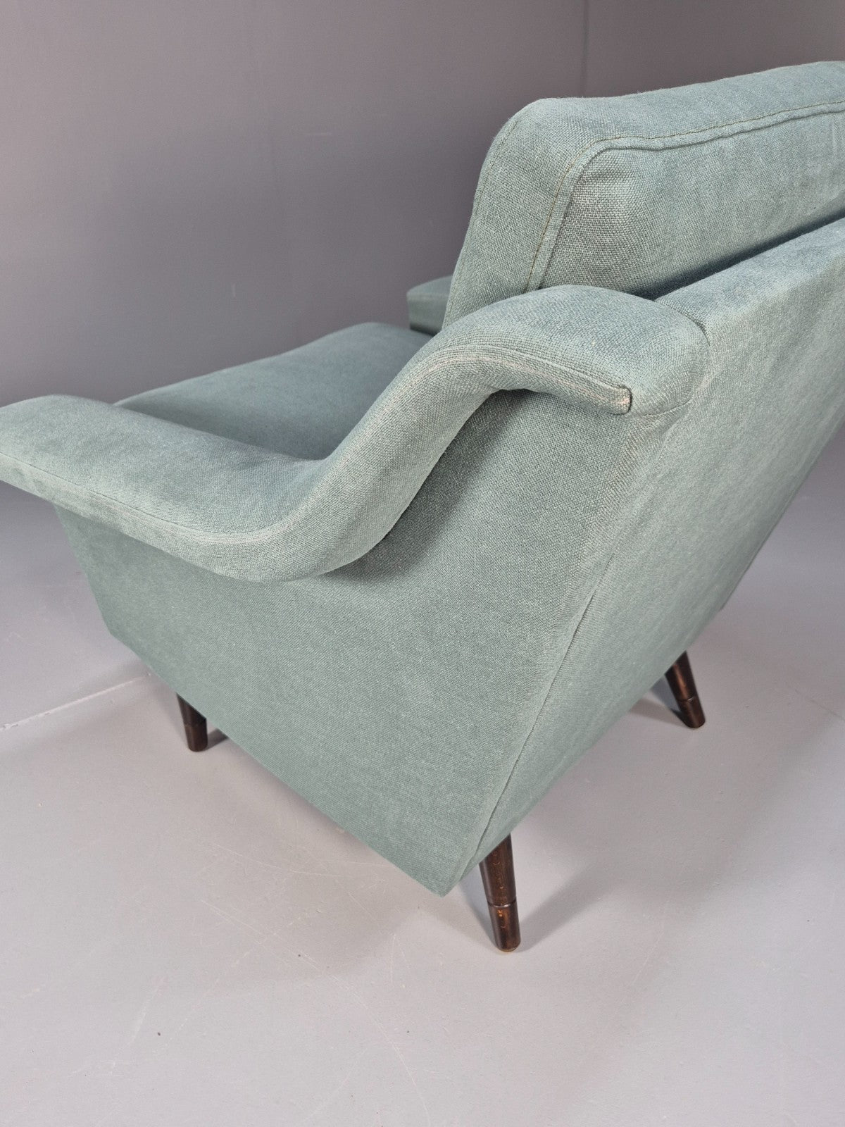 Vintage Danish Lounge Chair New Upholstery 1960s Retro EB6538 MNOR16