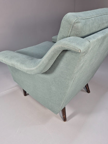 Vintage Danish Lounge Chair New Upholstery 1960s Retro EB6538 MNOR16