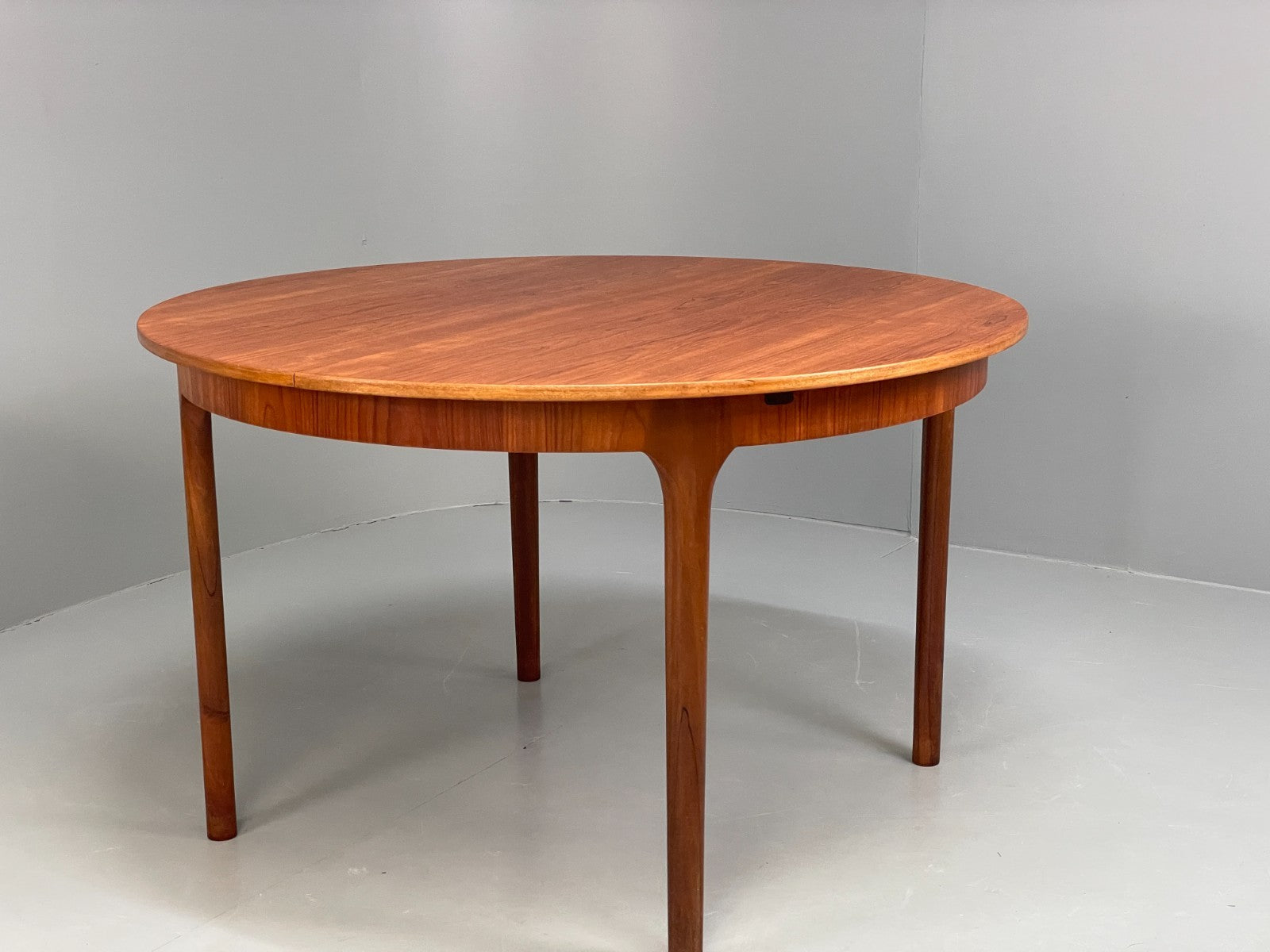 Vintage McIntosh Dining Table Circular Teak Extending 1960s Retro EB11685 MWOO20
