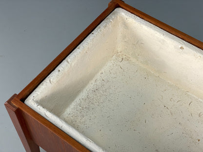 Vintage Teak Flower Planter Drinks Cooler Danish 1960s Mid Century EB11494 MWOO6