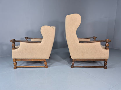 2 Retro Lounge Chairs Danish 1970s Design Kjaernulf Stylings  EB10781 VCLO8