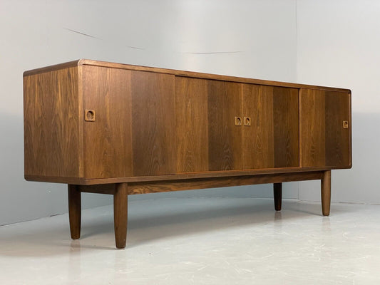 Vintage Danish Large Oak Sideboard Midcentury Shelving Storage EB8688 MWOO - UKDK FURNITURE