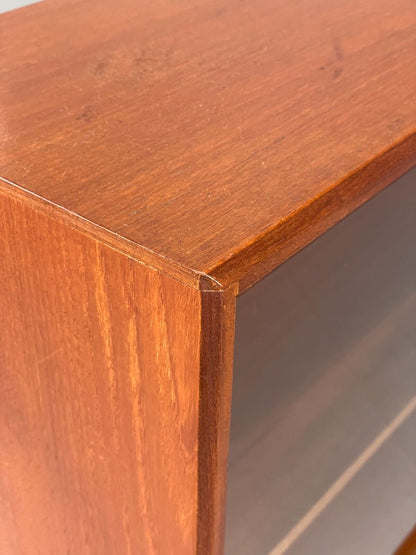Vintage Teak Glazed Bookcase By Herbert E. Gibbs Retro Shelving EB8834 MWOO - UKDK FURNITURE