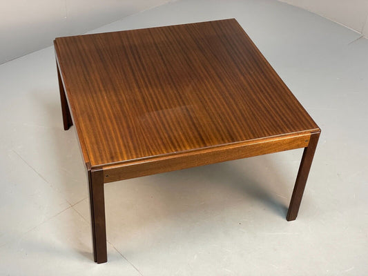 Vintage Danish Square Coffee Table Mahogany 1950s EB8673 MWOO - UKDK FURNITURE