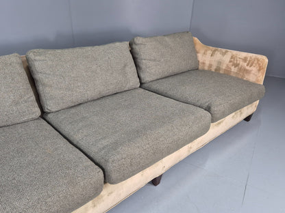 Vintage 4 Seater Settee Velvet and Wool Upholstery Modern Design EB11669 M4SS3