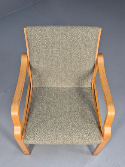 Vintage Danish Farstrup Bentwood `Lounge Chair New Upholstery 1970s EB4877 MBEN - UKDK FURNITURE