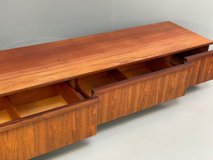 Vintage Archie Shine Media Unit Low Sideboard Retro Drawers 1970s EB9782 MWOO - UKDK FURNITURE