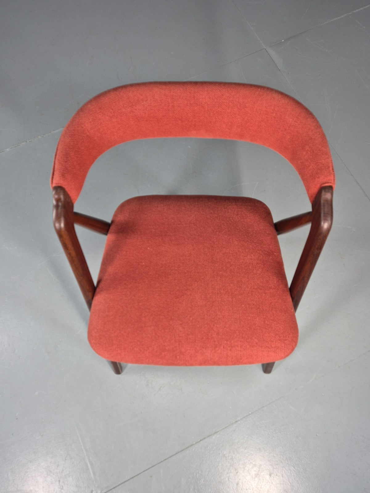 Vintage Thomas Harlev Chair New Upholstery 1960s Danish Teak EB11260 MDIN3