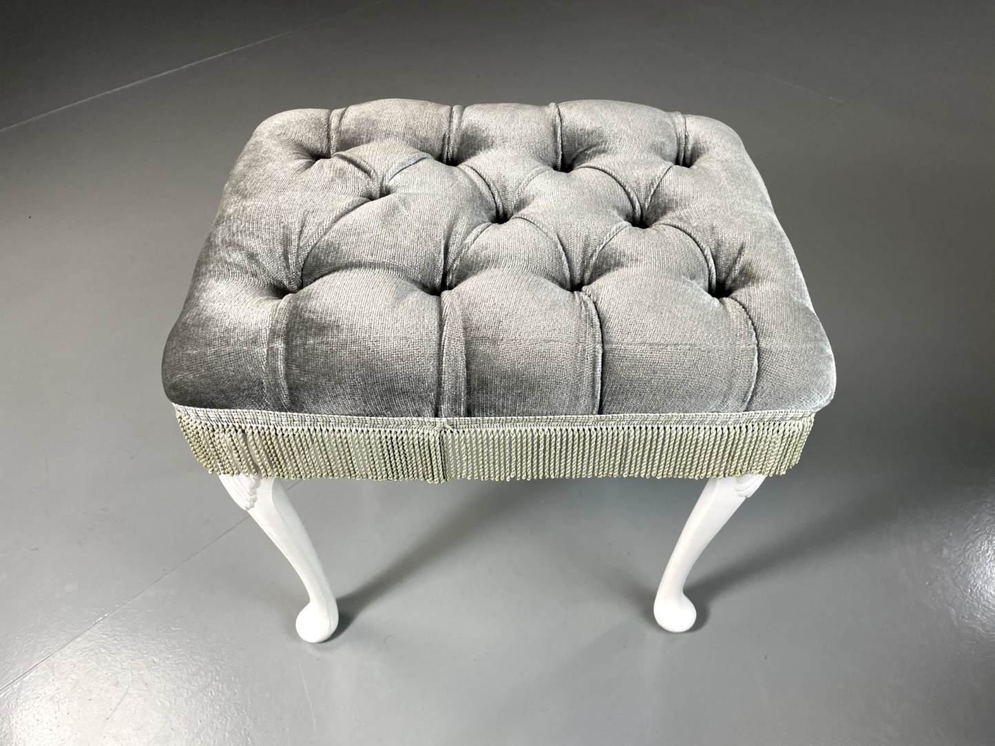 Vintage Bedroom Stool Kitsch 1980s Retro EB5708 VWOO11