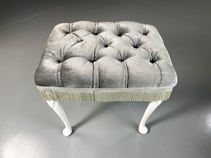 Vintage Bedroom Stool Kitsch 1980s Retro EB5708 VWOO11