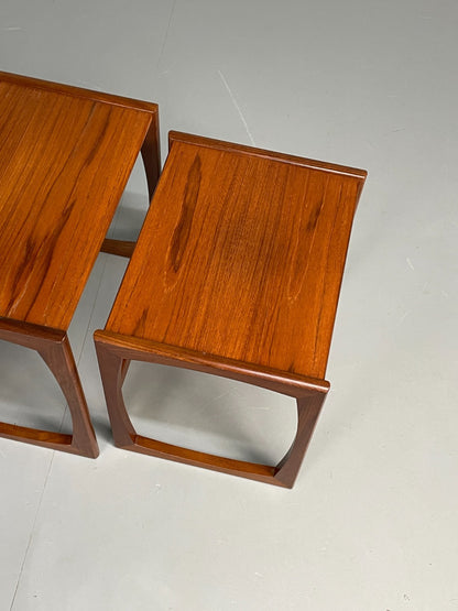 G Plan Nesting Tables Teak Quadrille Range Vintage Retro 1970s EB11678 MWOO4