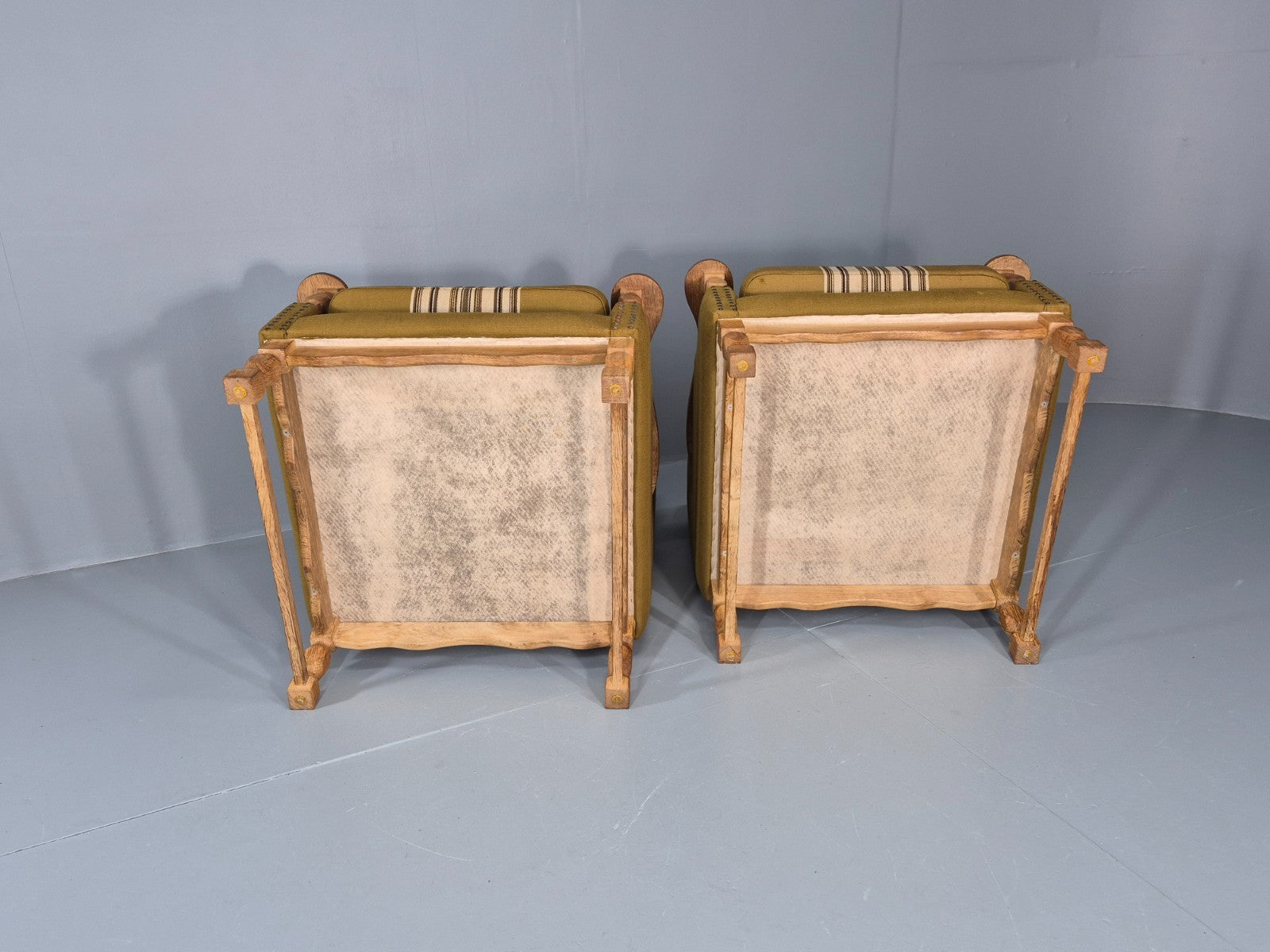 Kjaernulf Style high and Low Back Lounge Chairs 1970s Denmark Retro EB11310 MNOR12