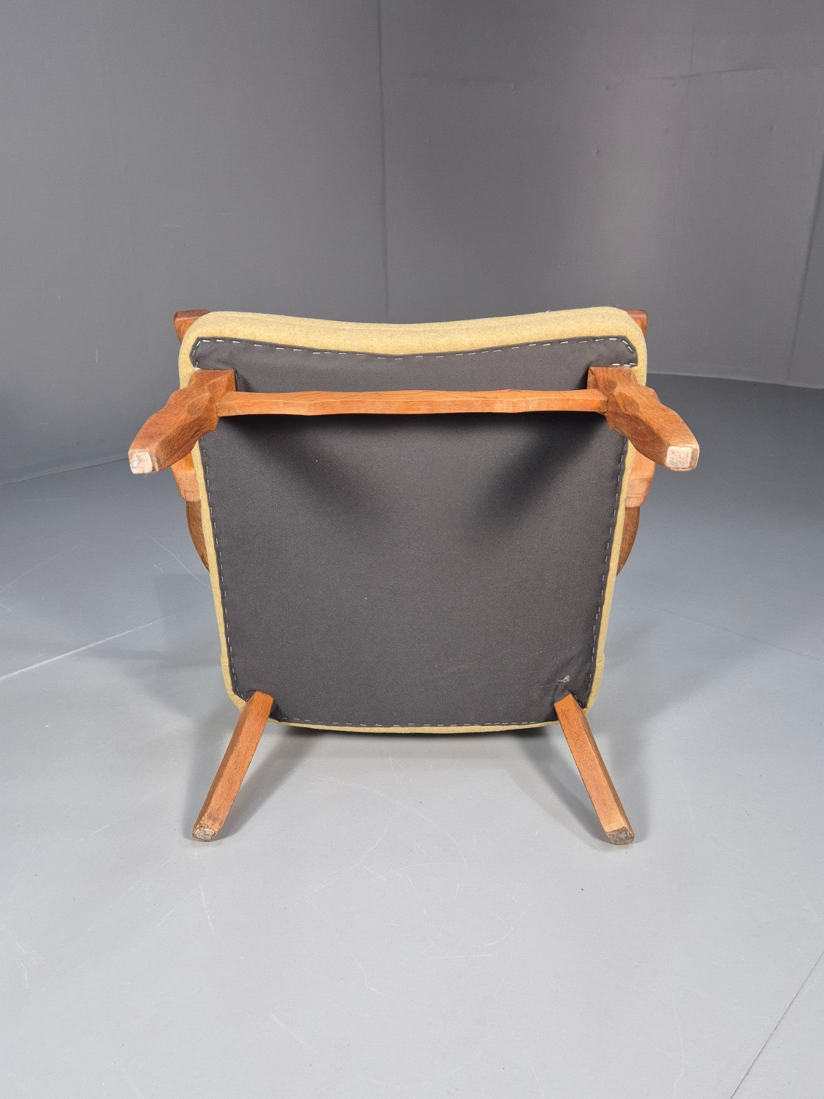 Vintage Danish Lounge Chair Kjaernulf Style New Upholstery  1970s EB6439 MNOR11