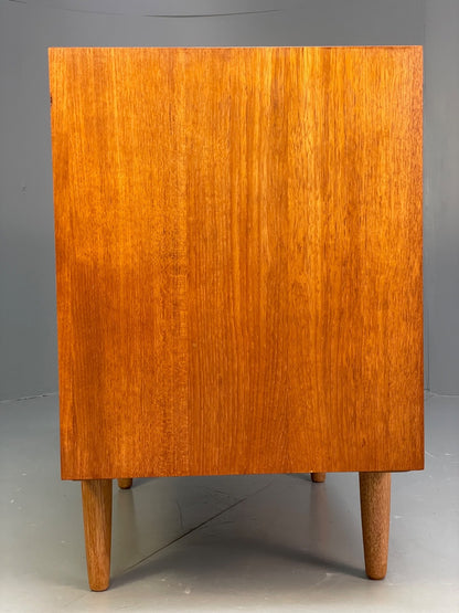 Vintage Danish Teak Cabinet 1970s Retro Sliding Doors Shelf EB9834 MWOO - UKDK FURNITURE