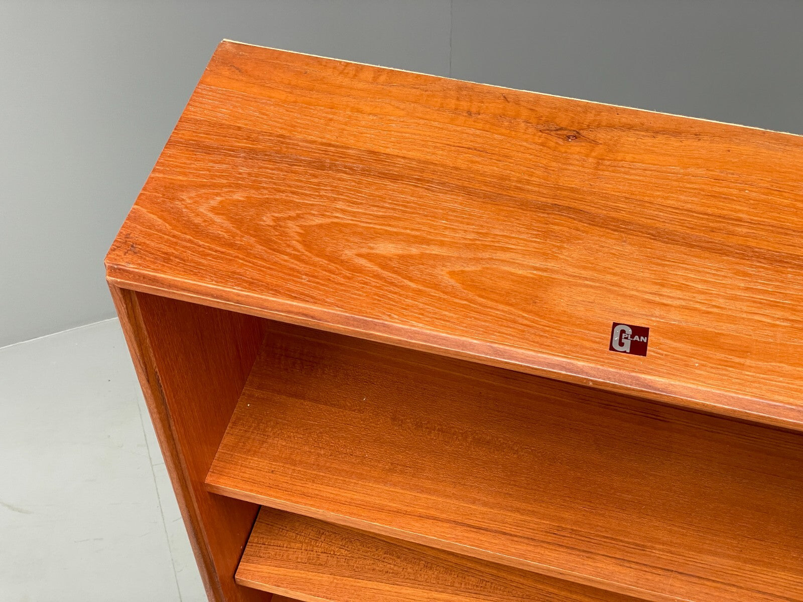 Vintage G-Plan Teak Tall Bookcase Adjustable Retro Shelving Storage EB9422 MWOO - UKDK FURNITURE