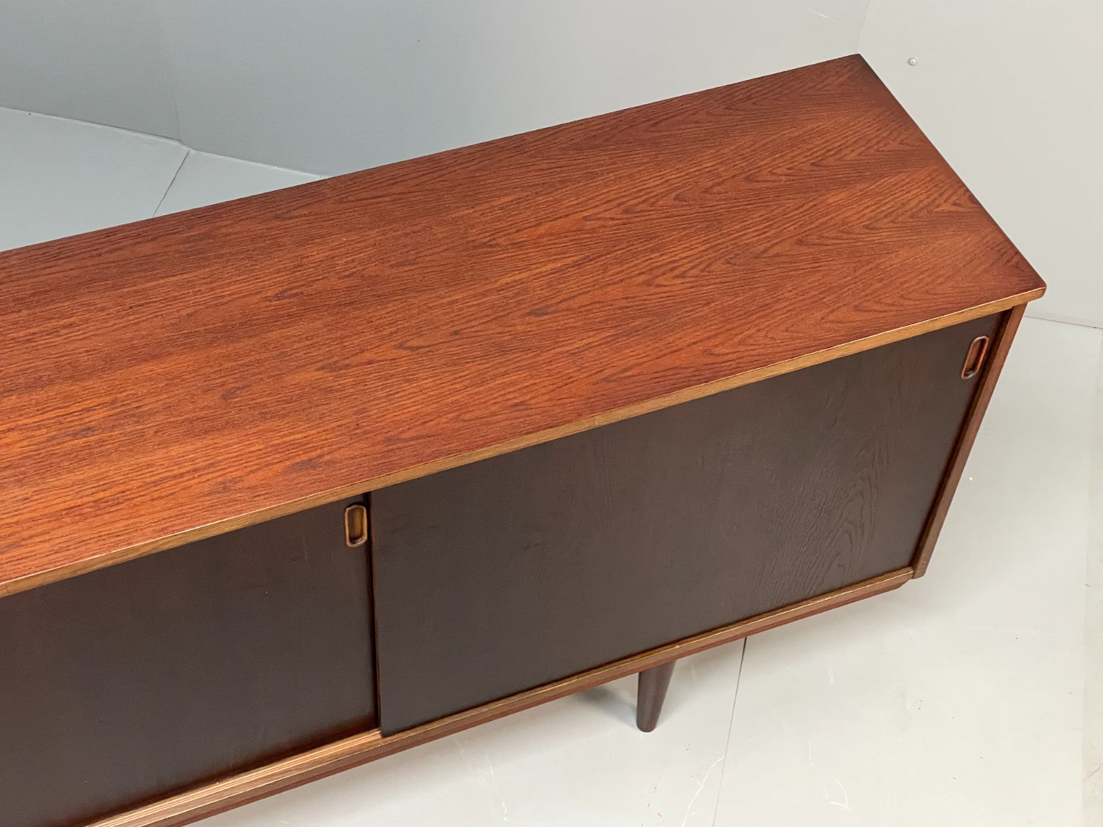 Vintage Danish Oak Sideboard 1970s Retro Shelving Drawers EB10870 MWOO5
