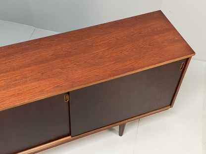 Vintage Danish Oak Sideboard 1970s Retro Shelving Drawers EB10870 MWOO5