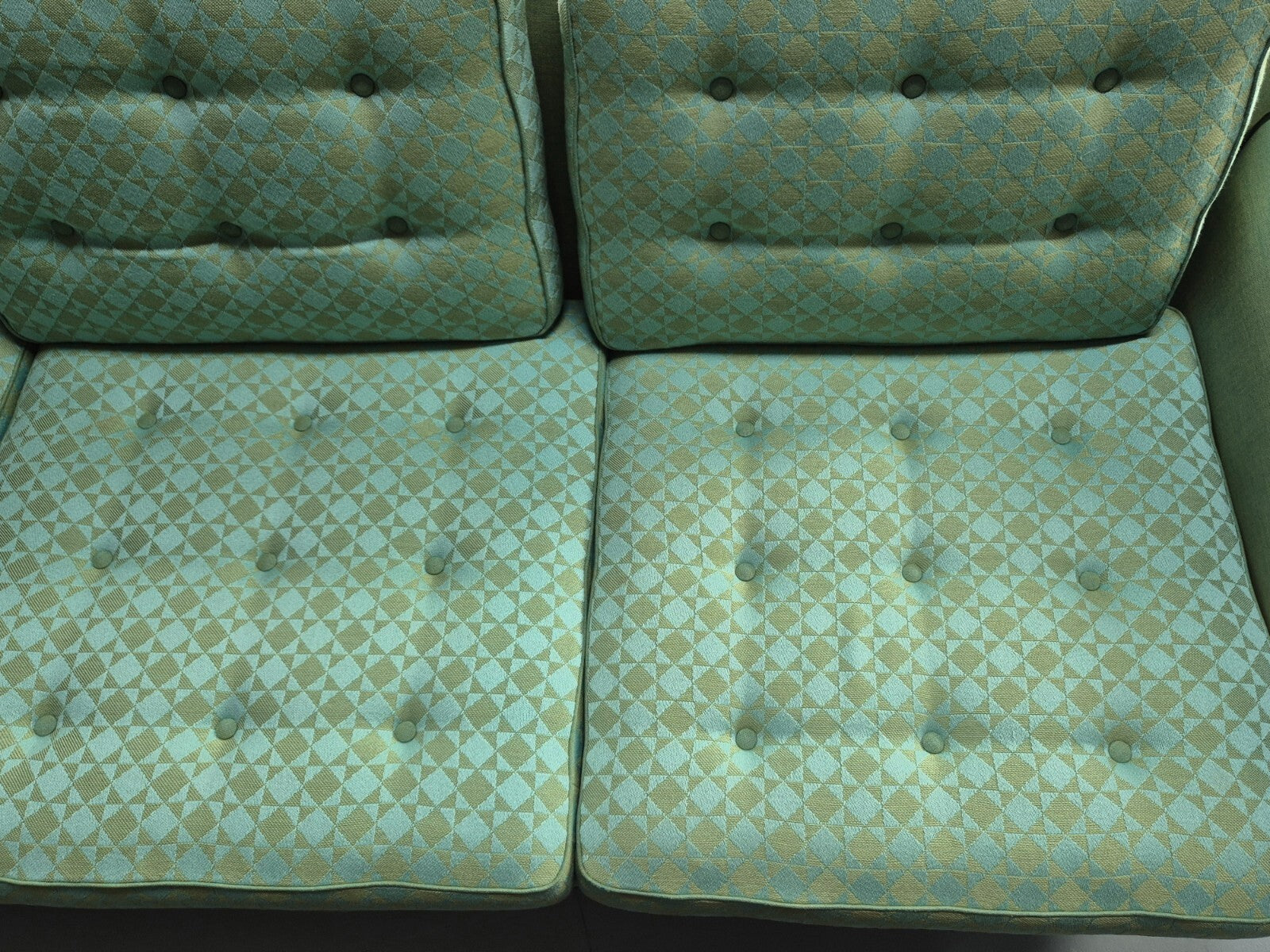 Vintage Swedish Dux Green 3 Seat Sofa 1960s Retro Mid Century EB7747 M3SS - UKDK FURNITURE