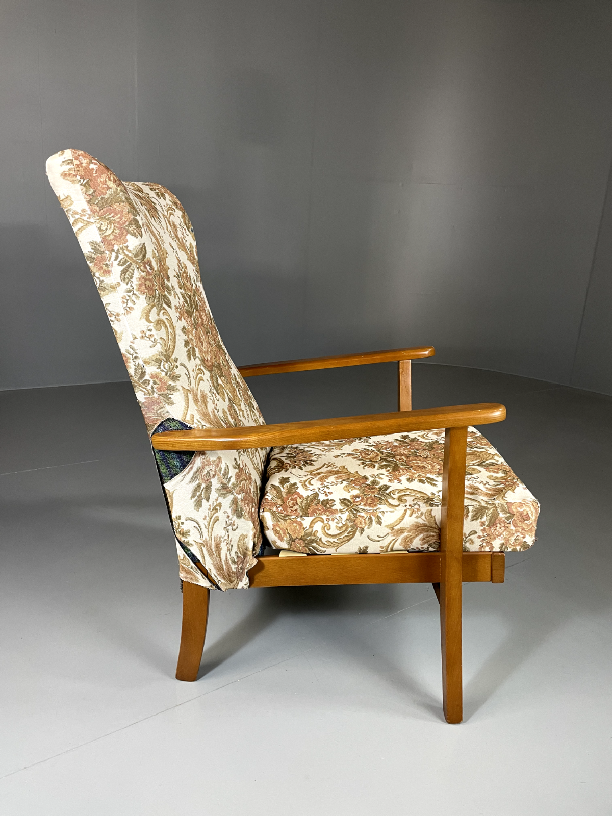 Vintage Mid Century Chair Beech Frame 1960s Retro EB5712 MNOR3