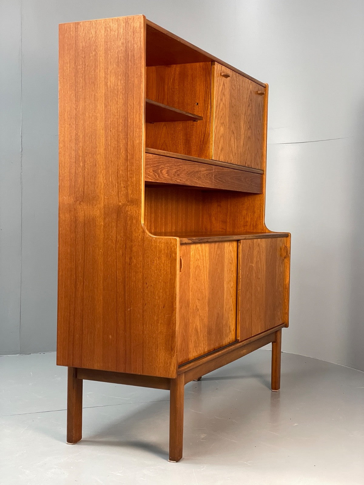 Vintage Nathan Teak Sideboard Highboard 1960s Mid Century Shelving  EB11046 MWOO22