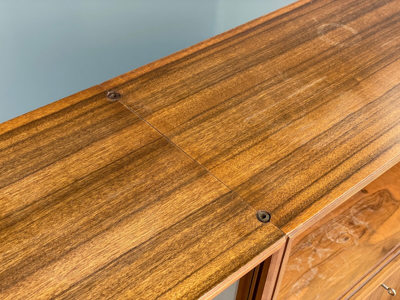 Mid Century Modular Wall Unit By Vanson Walnut 1950s Vintage EB9734 MWOO - UKDK FURNITURE