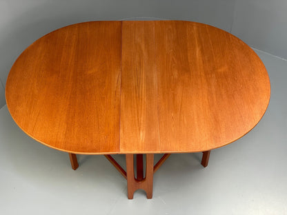 Vintage Teak Drop Leaf Dining Table By Jentique EB9767 MWOO - UKDK FURNITURE