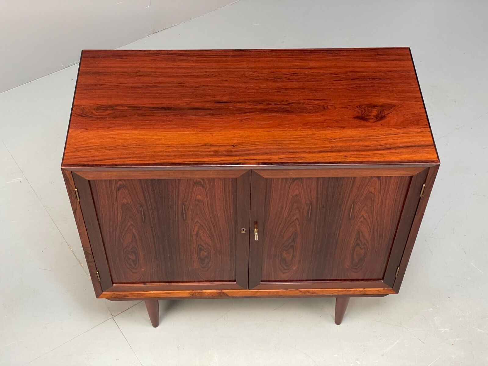 Vintage Danish Double Door Cabinet By LYBY Møbler Mid Century EB8844 MWOO - UKDK FURNITURE