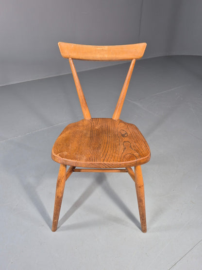 Ercol Stacking Chair Junior Elm and Beech 1960s Retro EB11422 MDIN2