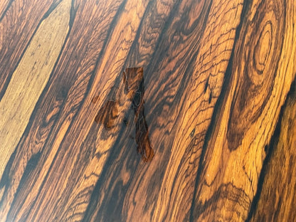 Vintage Danish Coffee Table - 1960s Mid Century Shaped Solid Legs EB11182 MWOO12