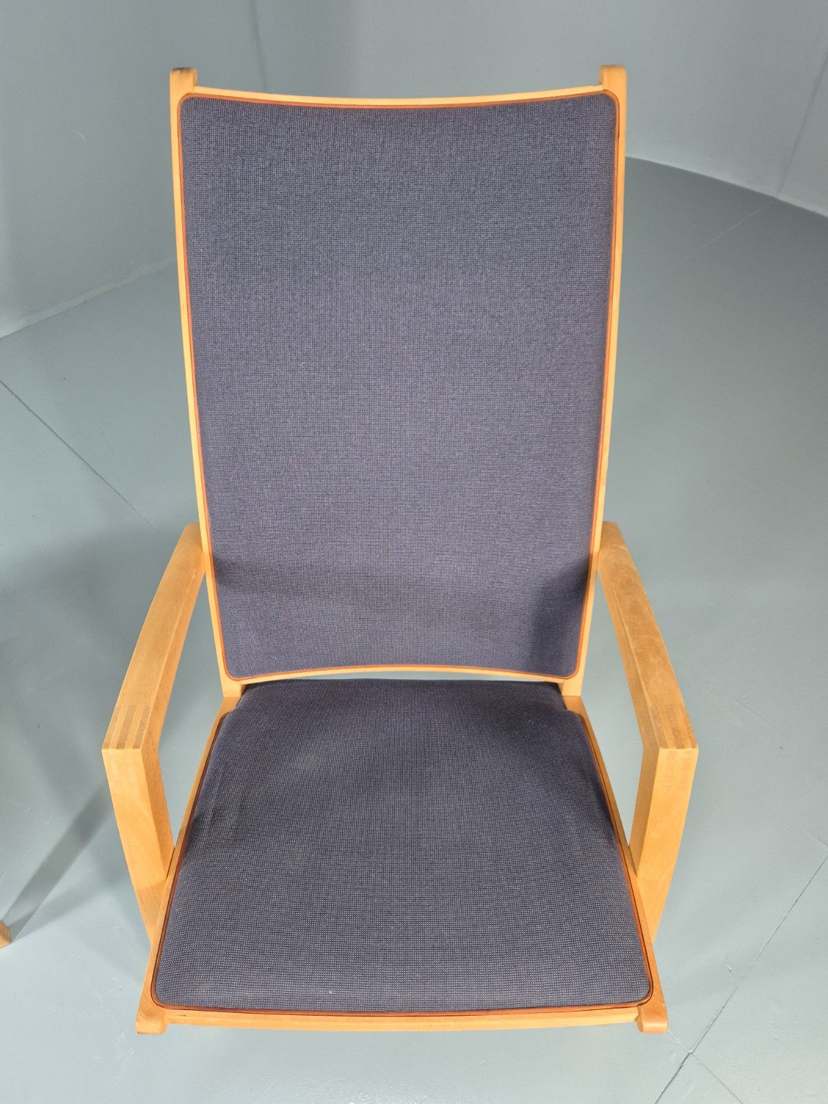 Vintage Danish Lounge Chair and Footstool Luna by Morten Gottler EB11357 MNOR13