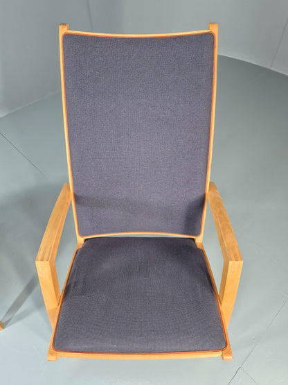 Vintage Danish Lounge Chair and Footstool Luna by Morten Gottler EB11357 MNOR13