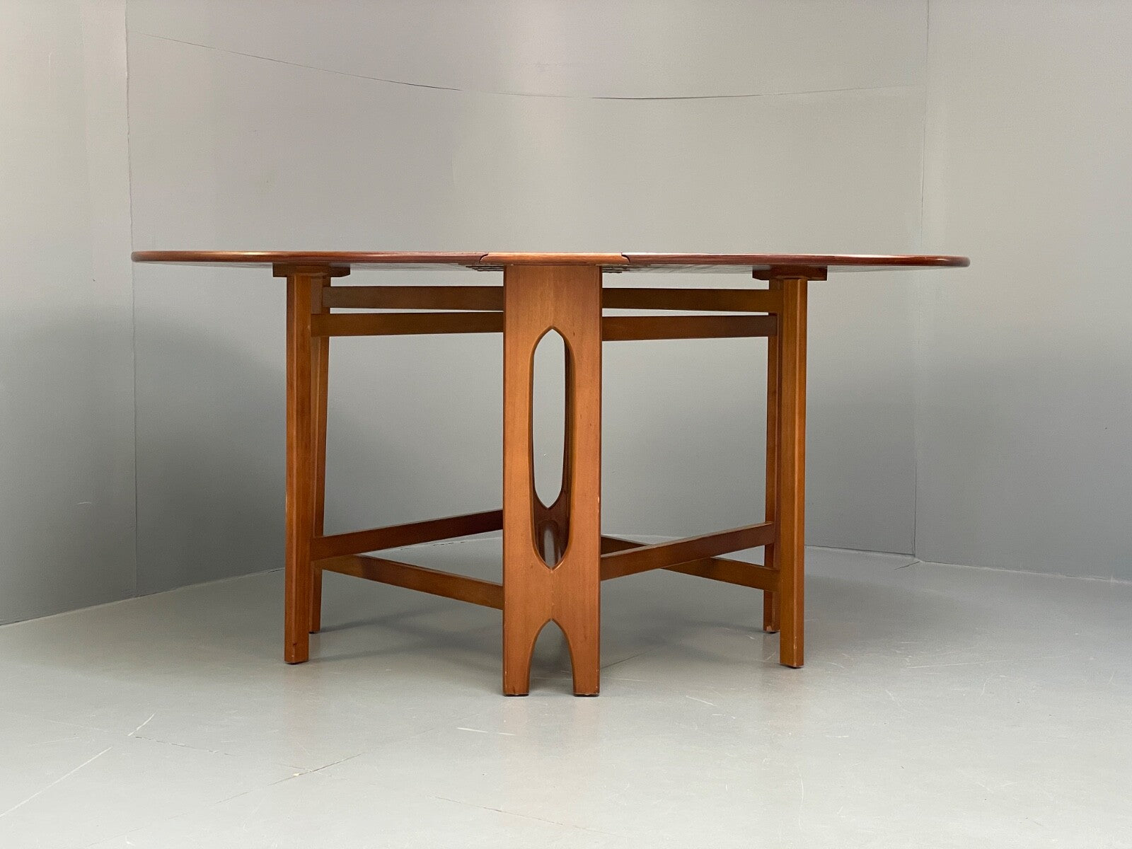 Vintage Teak Drop Leaf Dining Table By Jentique EB9766 MWOO - UKDK FURNITURE