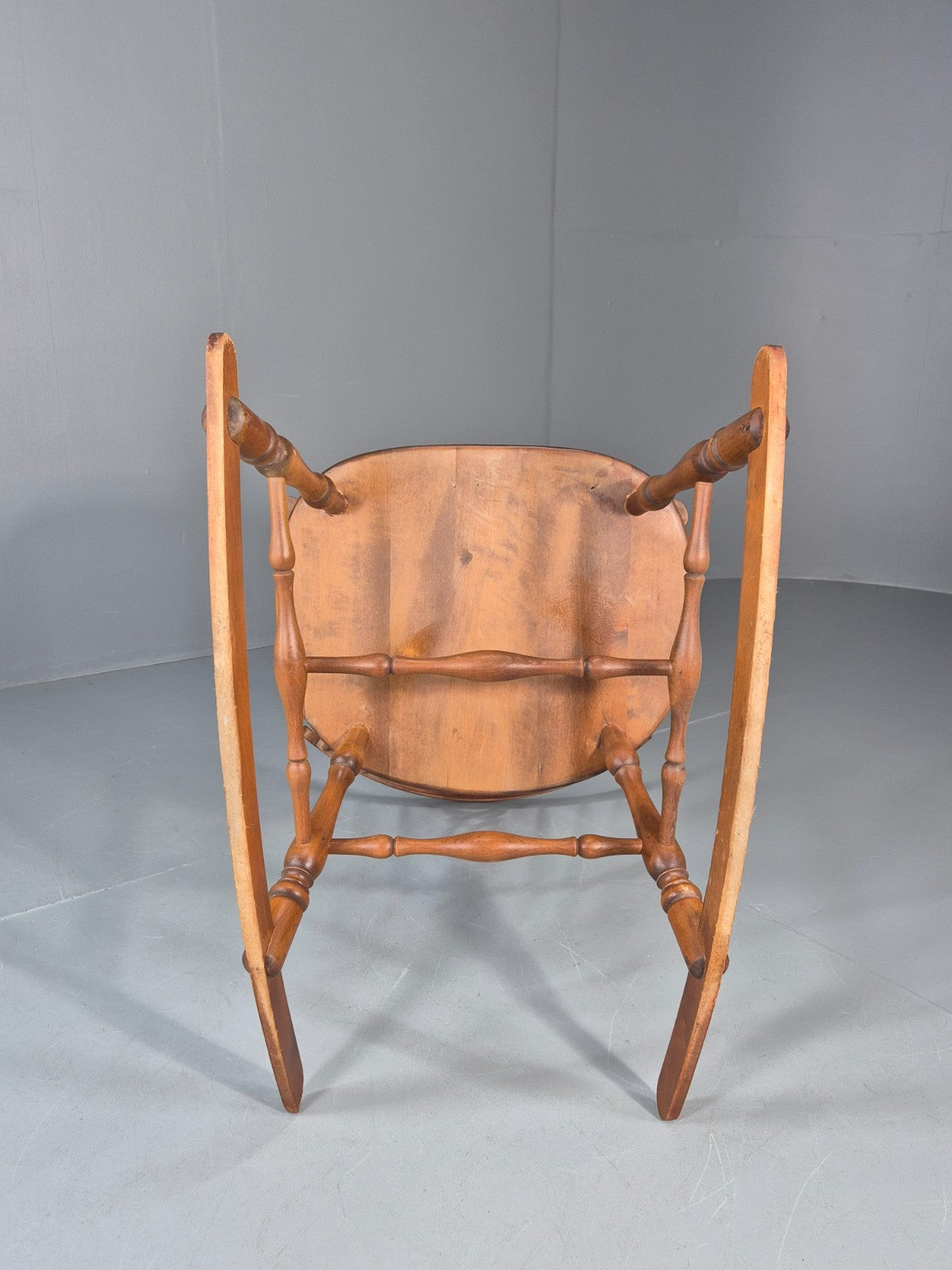 Vintage Rocking Chair Danish Windsor in Beech 1930s EB10760 VWOO13