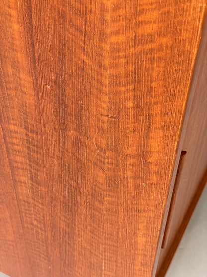Vintage Teak Sideboard 1960s Midcentury Drawers Shelving Storage EB10945 MWOO18