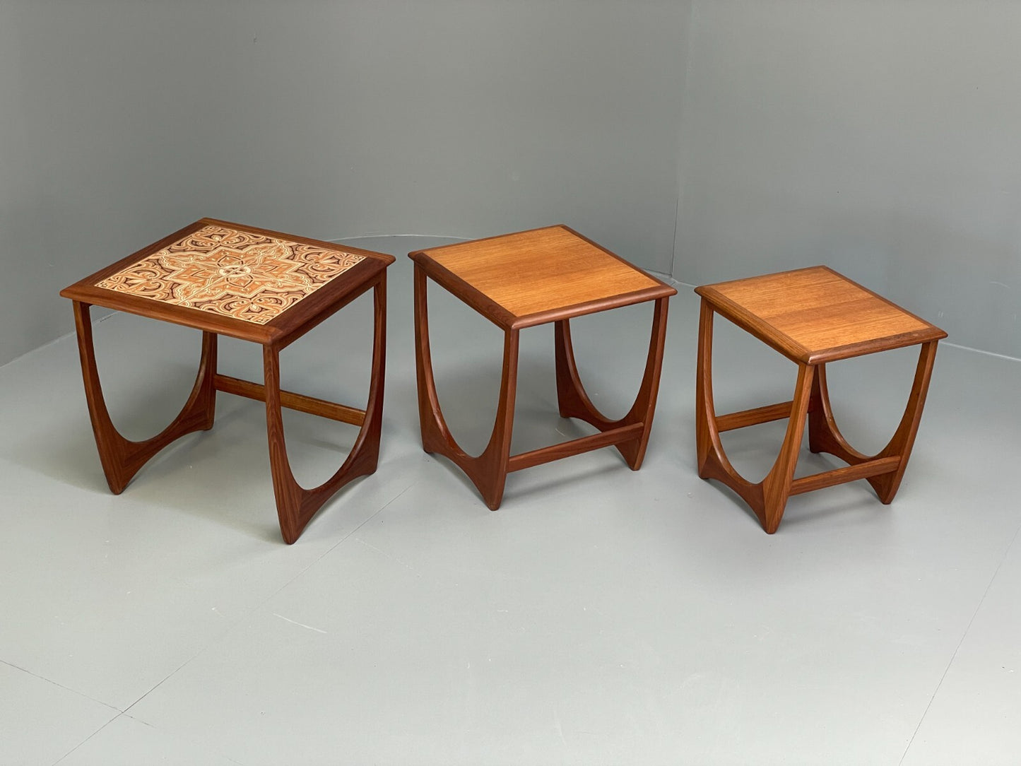 Vintage G Plan Astro Teak Nest of Tables 1970s Retro EB9522 MWOO - UKDK FURNITURE
