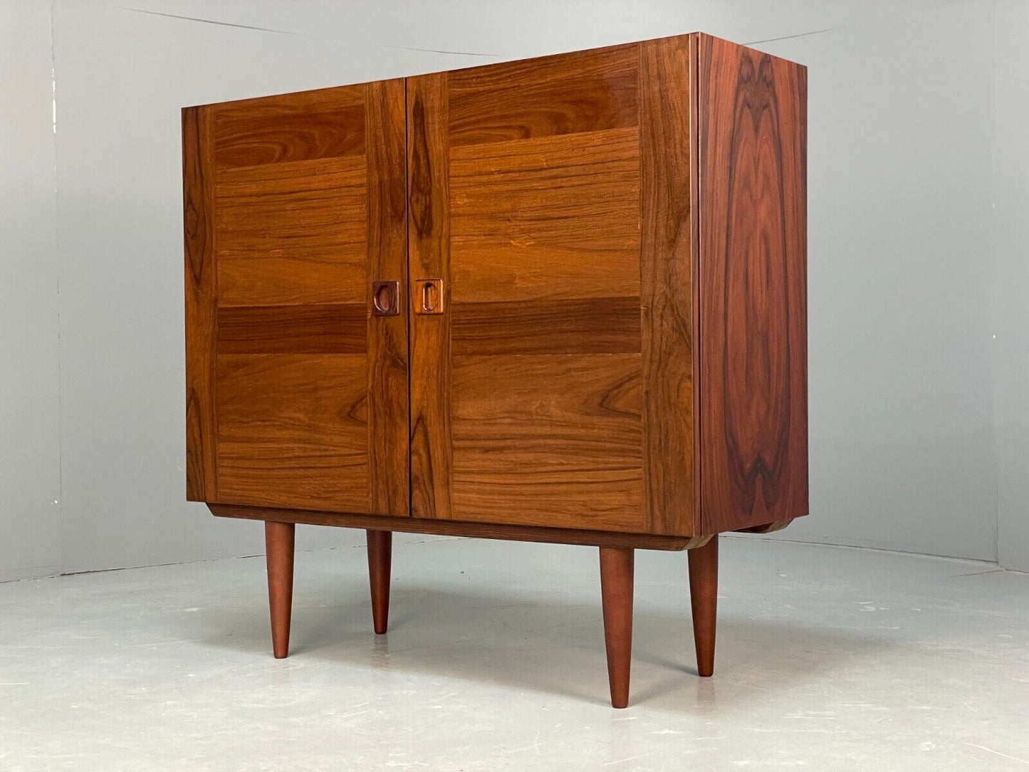 Vintage Danish Small Cabinet Adjustable Shelving Retro Mid Century EB9104 MWOO - UKDK FURNITURE