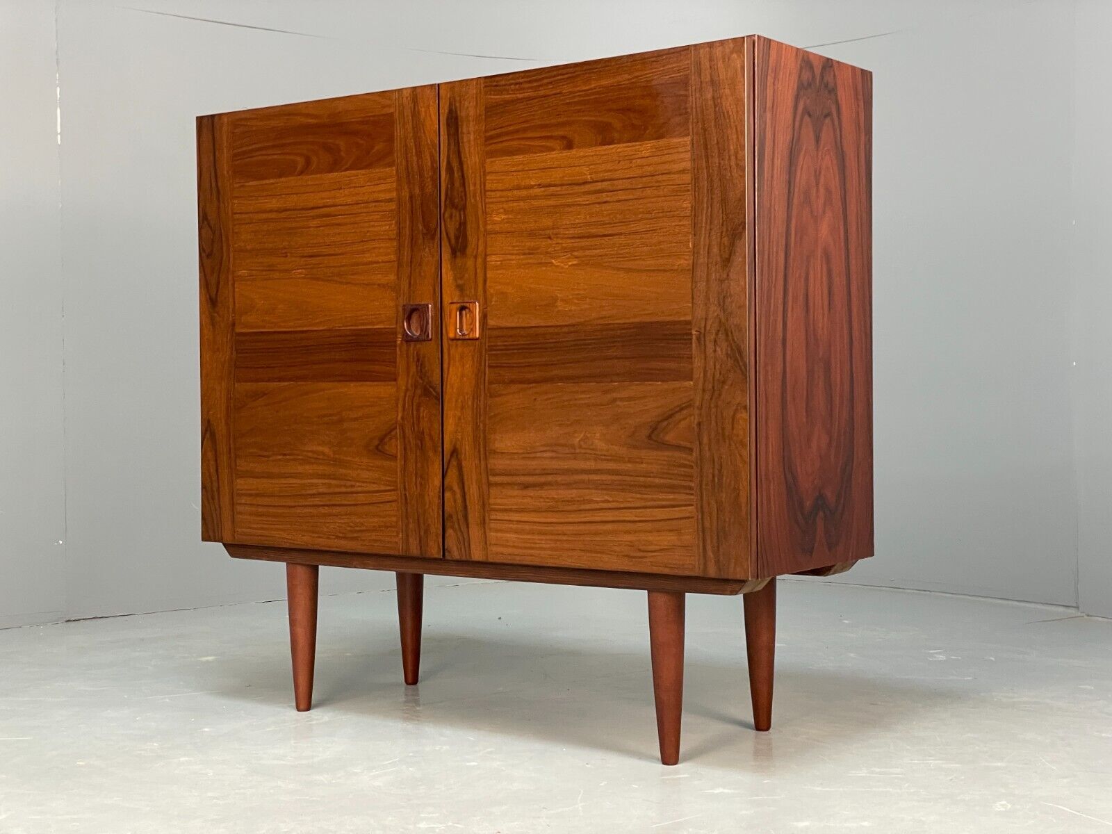 Vintage Danish Small Cabinet Adjustable Shelving Retro Mid Century EB9104 MWOO - UKDK FURNITURE