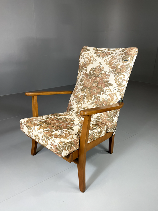 Vintage Beech Frame Mid Century Chair, 1960s, Retro. EB5712 MNOR - UKDK FURNITURE