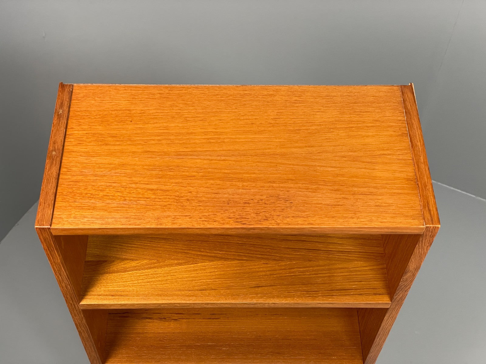 Vintage Teak Bookcase 1970s Tall Retro Alcove Shelving Unit EB11441 MWOO4