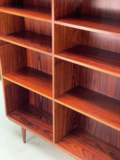 Vintage Danish Shelving Unit Retro Adjustable Storage Darkwood EB9103 MWOO - UKDK FURNITURE