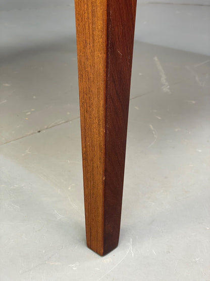 Vintage Danish Square Coffee Table By Haslev Retro 1960s Darkwood EB8801 MWOO - UKDK FURNITURE