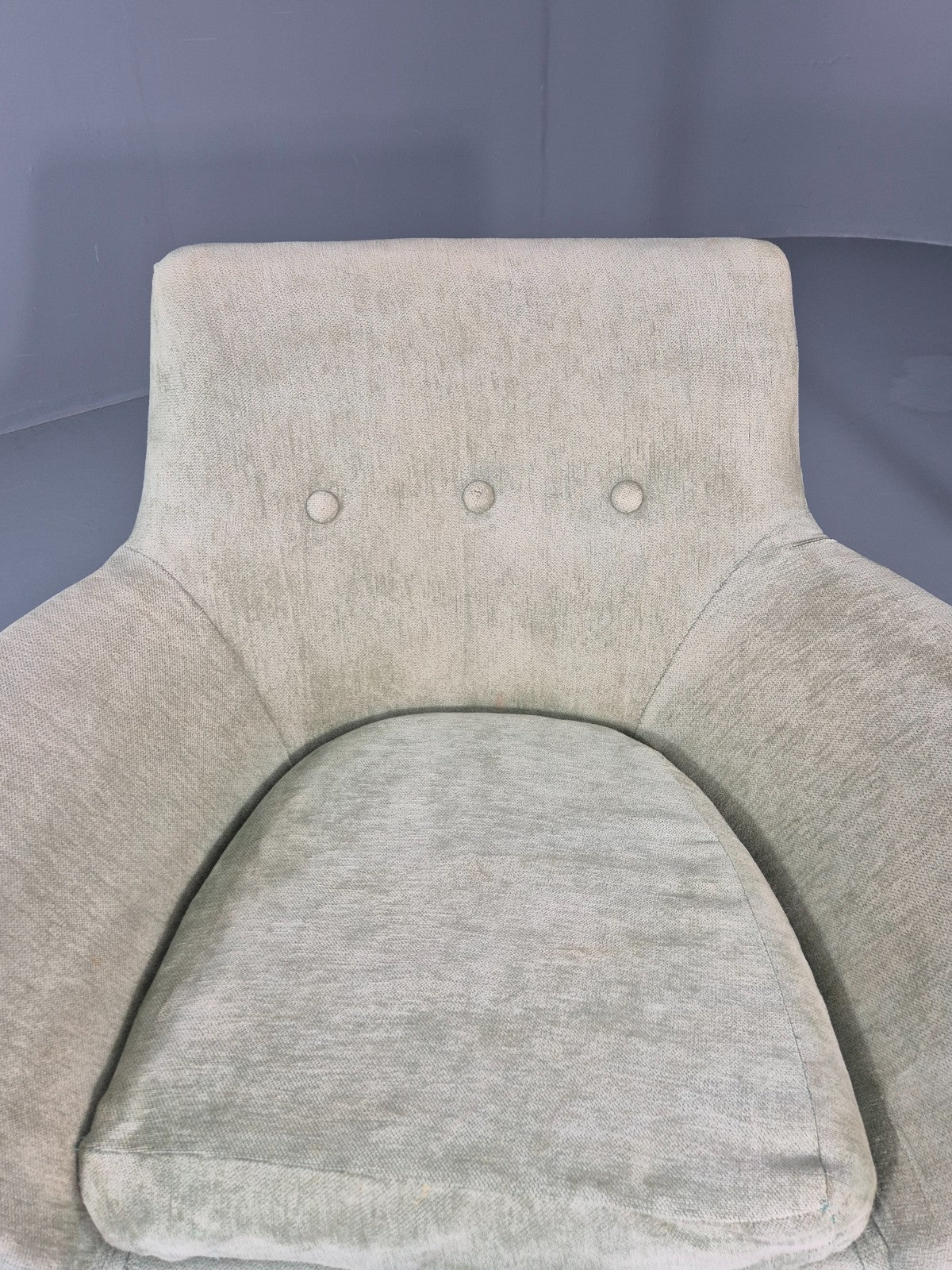 Mid Century Scandinavian Lounge Chair 1960s Retro Green  EB11090 MNOR17