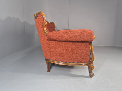 Vintage French Rococo Style Sofa 1970s Reproduction Quality  EB11661 V3SS12