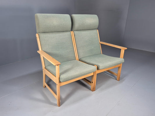 Modular 2 Seater Sofa Light Green Hans Wegner Style Vintage Danish EB9262 M2SS - UKDK FURNITURE