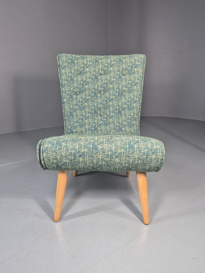 Vintage Swedish Retro Chair Newly Upholstered Hobby Chair Drawer EB11084 MNOR2