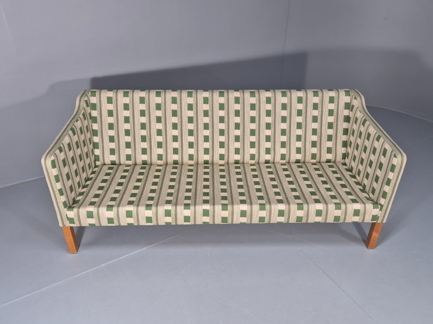 Mid Century Three Seater Sofa Danish Lost and Found Upholstery MCM EB10971 M3SS7