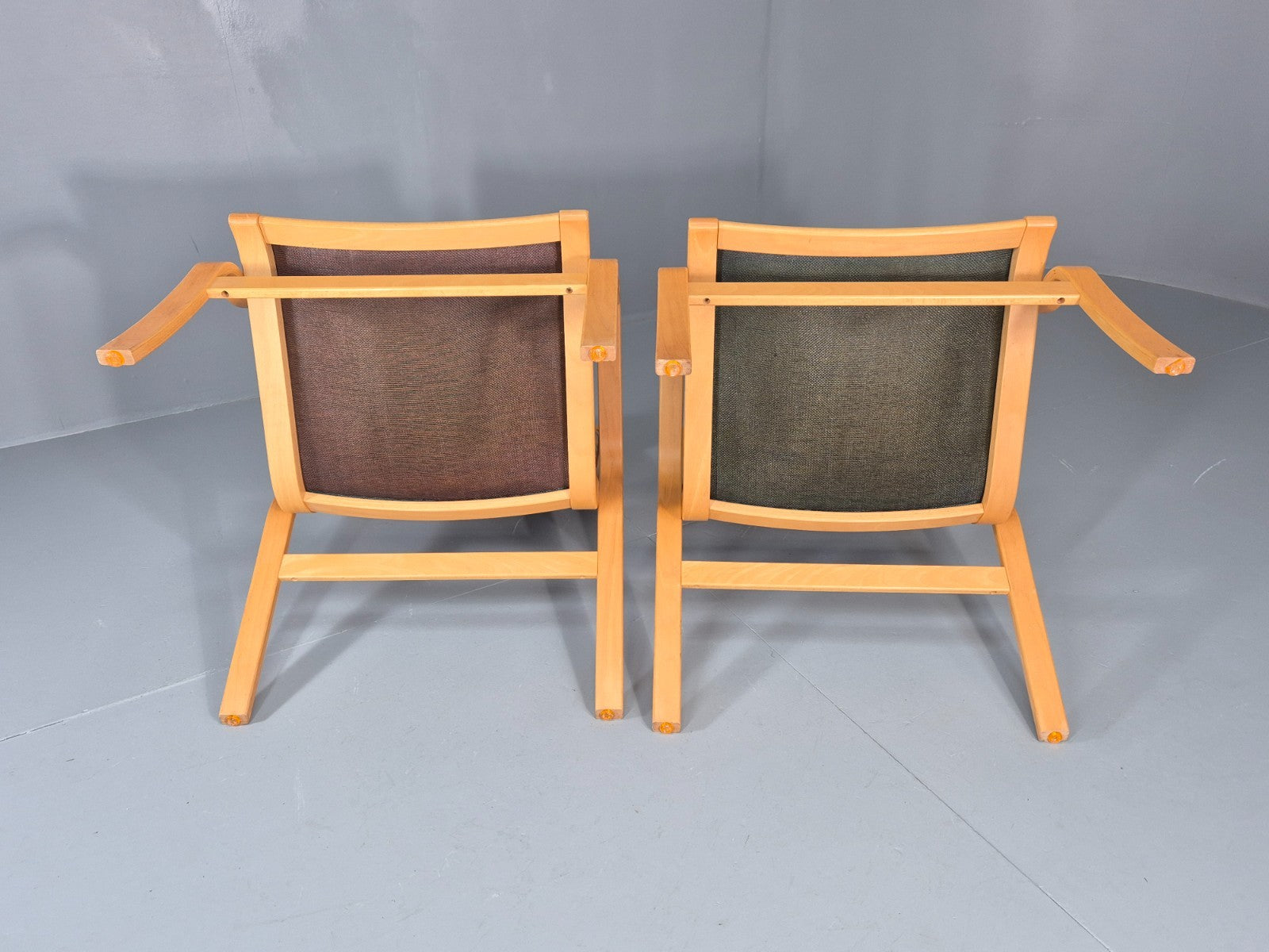 2  Vintage Bentwood Lounge Chairs Finn Ostergaard 1980s Retro MCM EB111339 MBEN12