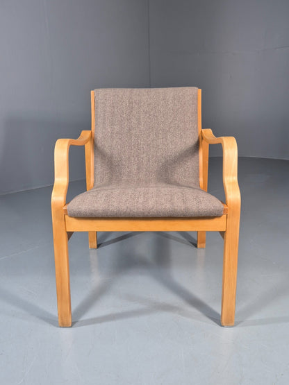 Vintage Bentwood Armchair Danish 1970 Retro Farstrup New Upholstery EB11213 MBEN2