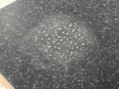 Vintage Teak Coffee Table - Guy Rogers 1960s Black Laminate Top  EB10955 MWOO7